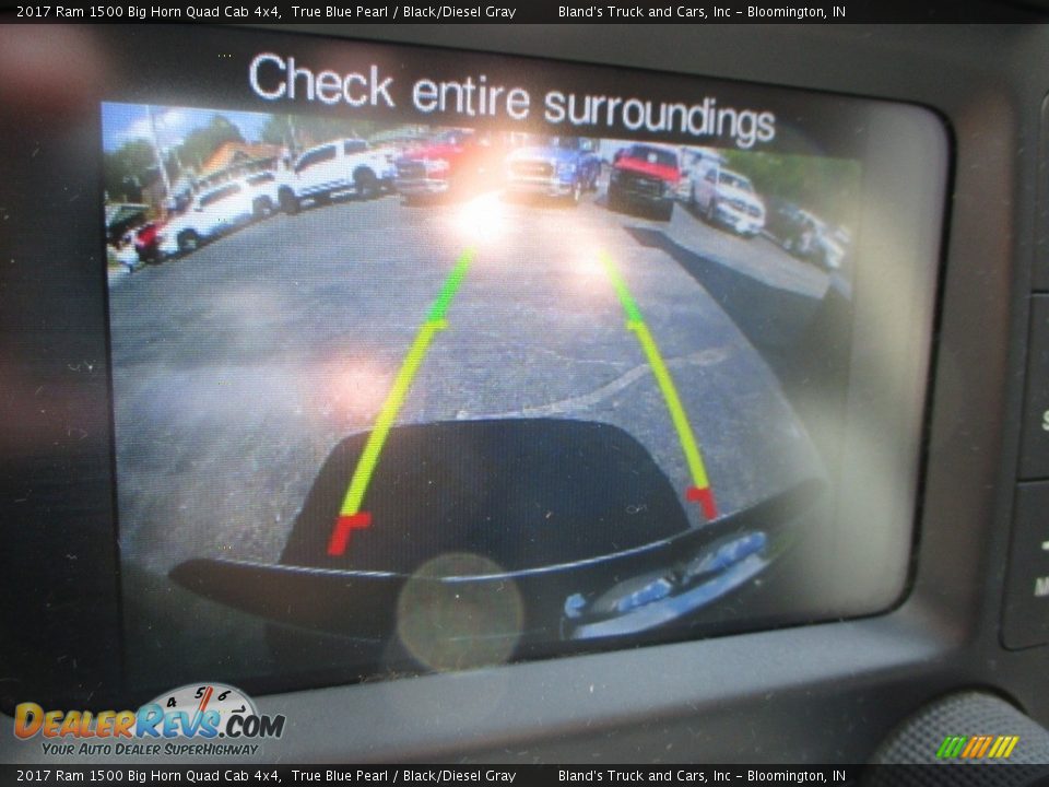 2017 Ram 1500 Big Horn Quad Cab 4x4 True Blue Pearl / Black/Diesel Gray Photo #21
