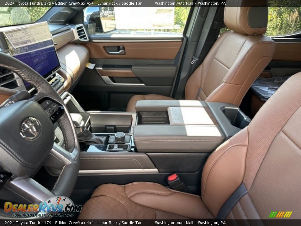 Saddle Tan Interior - 2024 Toyota Tundra 1794 Edition CrewMax 4x4 Photo #4