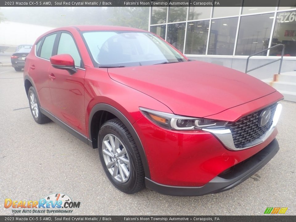 2023 Mazda CX-5 S AWD Soul Red Crystal Metallic / Black Photo #9