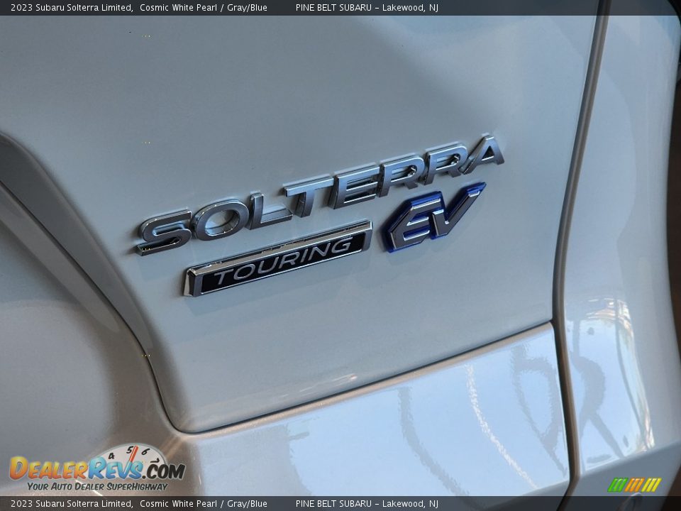 2023 Subaru Solterra Limited Cosmic White Pearl / Gray/Blue Photo #10