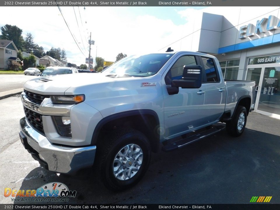 2022 Chevrolet Silverado 2500HD LT Double Cab 4x4 Silver Ice Metallic / Jet Black Photo #11