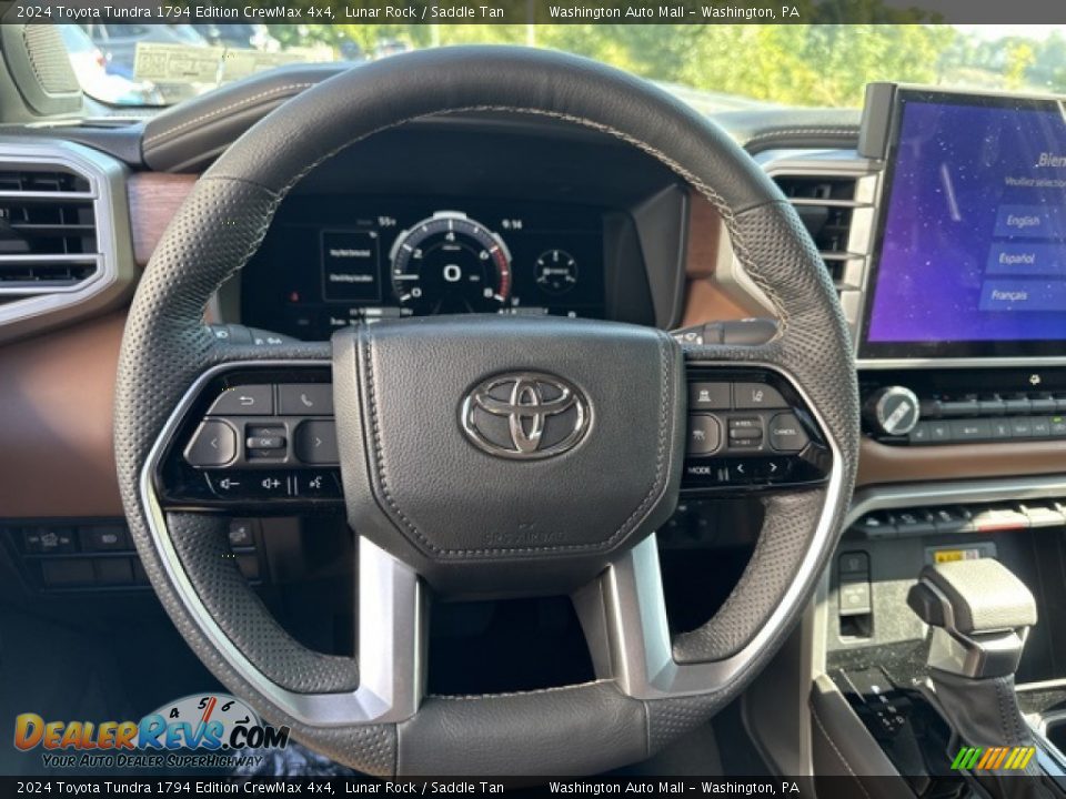 2024 Toyota Tundra 1794 Edition CrewMax 4x4 Steering Wheel Photo #10