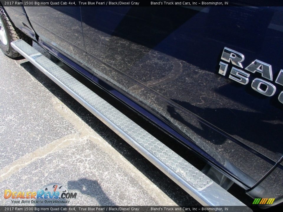 2017 Ram 1500 Big Horn Quad Cab 4x4 True Blue Pearl / Black/Diesel Gray Photo #29