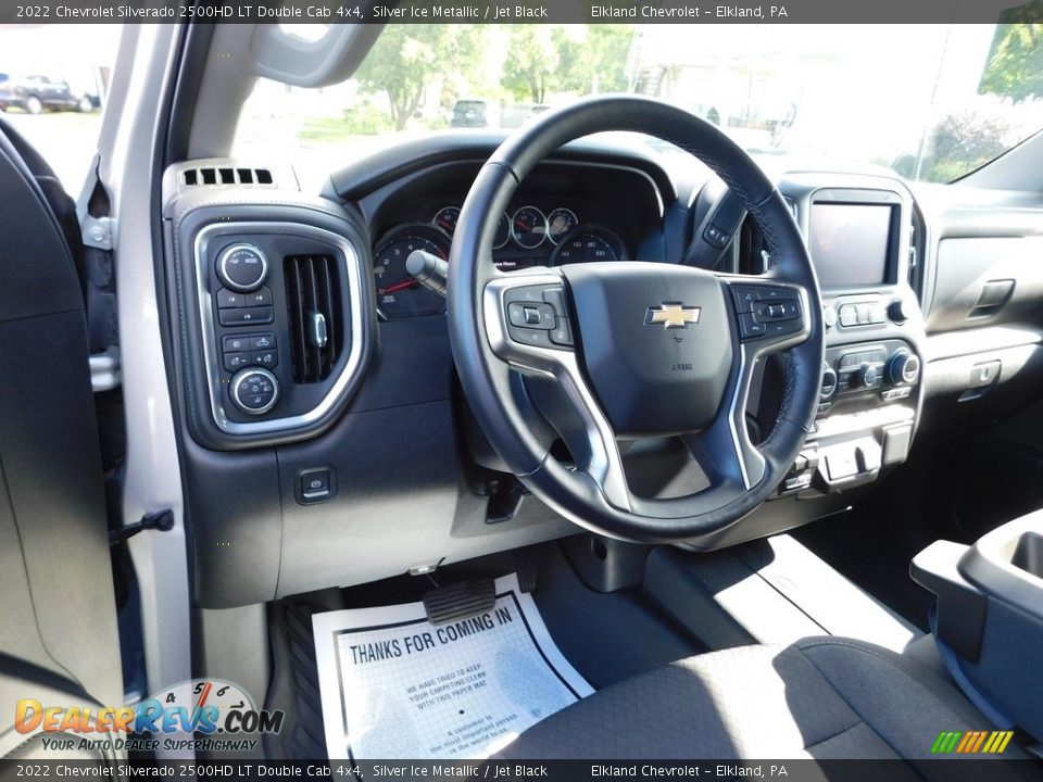 2022 Chevrolet Silverado 2500HD LT Double Cab 4x4 Silver Ice Metallic / Jet Black Photo #23