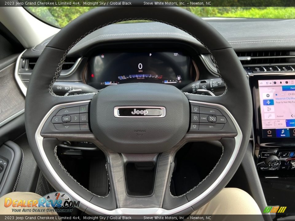 2023 Jeep Grand Cherokee L Limited 4x4 Steering Wheel Photo #21