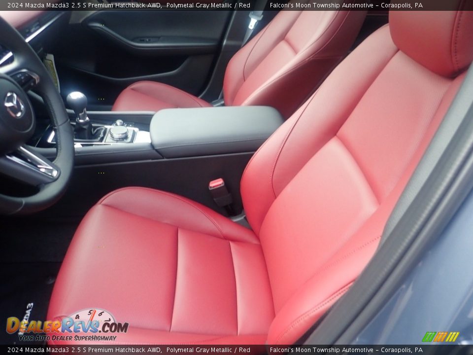 Front Seat of 2024 Mazda Mazda3 2.5 S Premium Hatchback AWD Photo #10