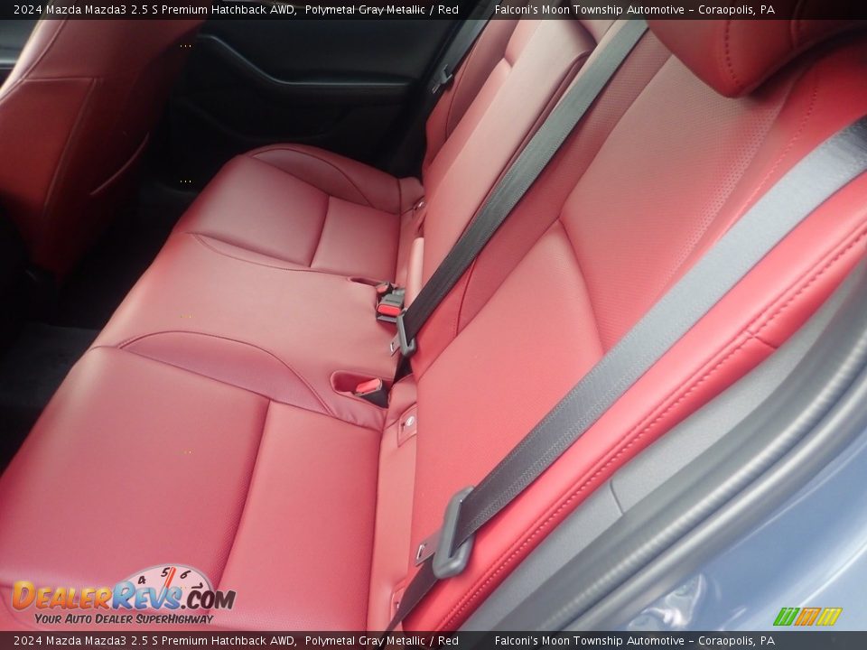 Rear Seat of 2024 Mazda Mazda3 2.5 S Premium Hatchback AWD Photo #11