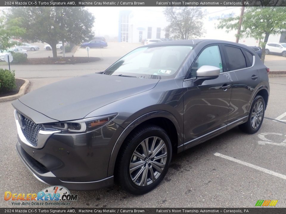 Front 3/4 View of 2024 Mazda CX-5 Turbo Signature AWD Photo #7