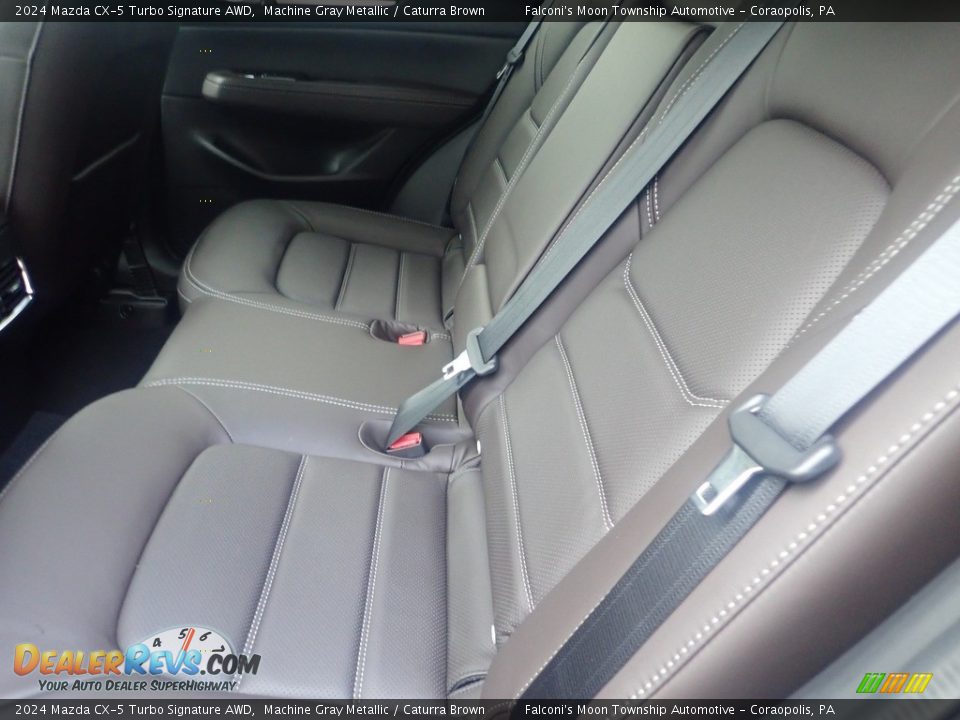 Rear Seat of 2024 Mazda CX-5 Turbo Signature AWD Photo #12