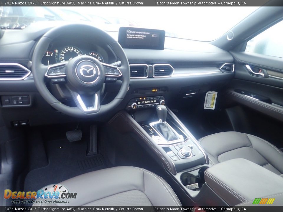 Caturra Brown Interior - 2024 Mazda CX-5 Turbo Signature AWD Photo #13