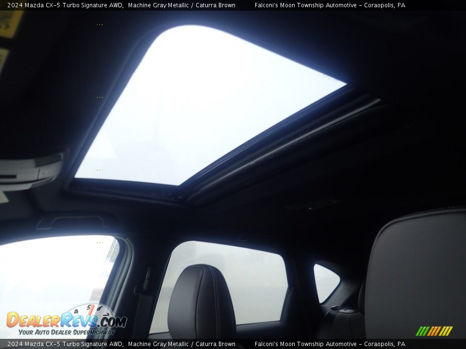 Sunroof of 2024 Mazda CX-5 Turbo Signature AWD Photo #15