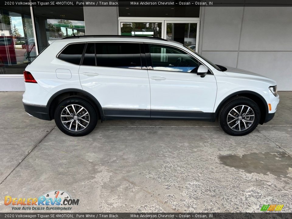 2020 Volkswagen Tiguan SE 4MOTION Pure White / Titan Black Photo #6