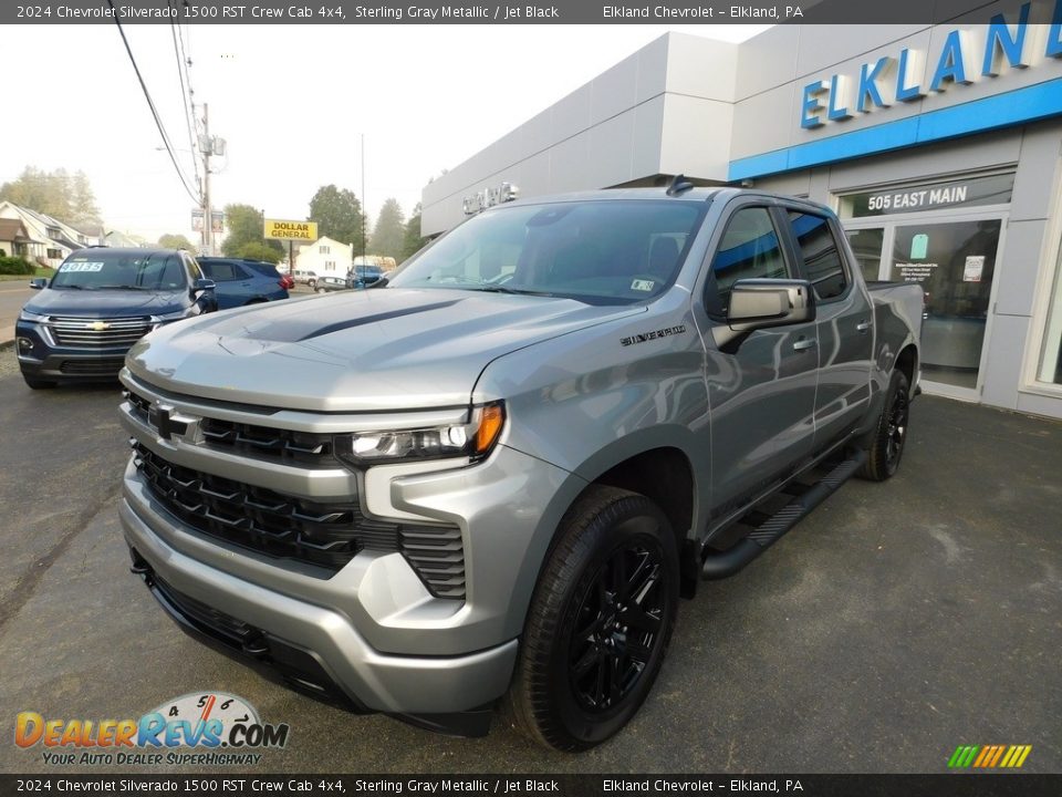 2024 Chevrolet Silverado 1500 RST Crew Cab 4x4 Sterling Gray Metallic / Jet Black Photo #2