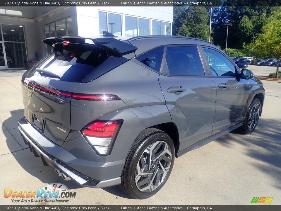 2024 Hyundai Kona N Line AWD Ecotronic Gray Pearl / Black Photo #2