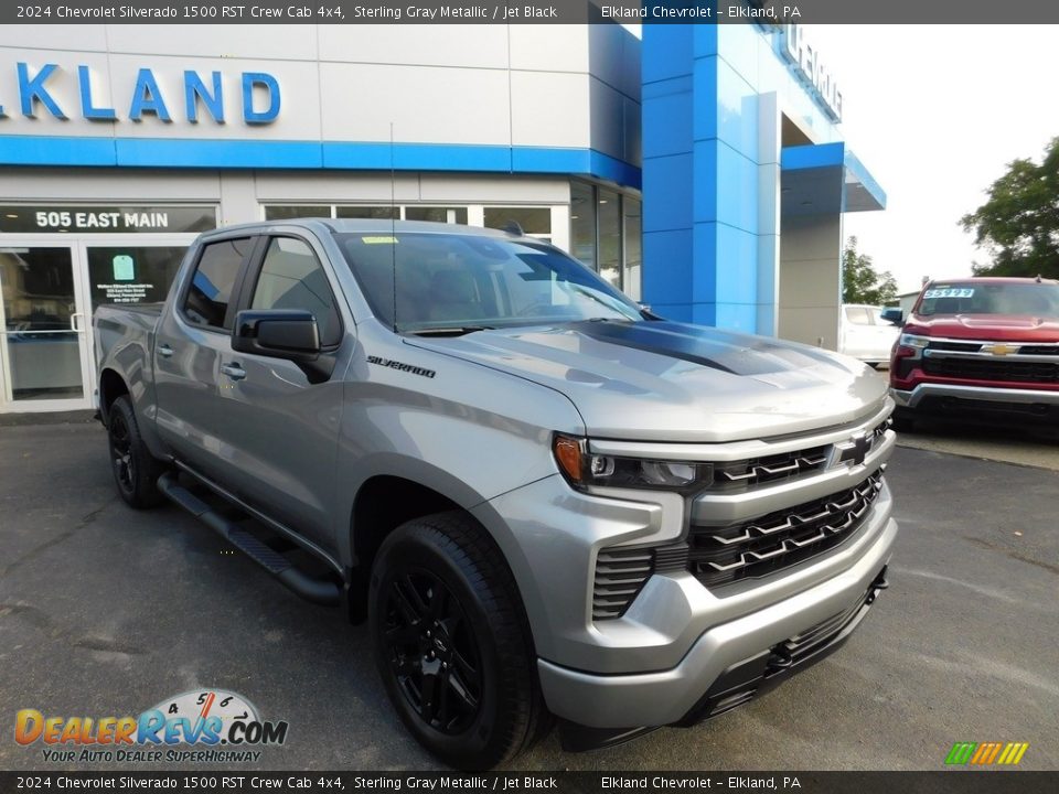 2024 Chevrolet Silverado 1500 RST Crew Cab 4x4 Sterling Gray Metallic / Jet Black Photo #4