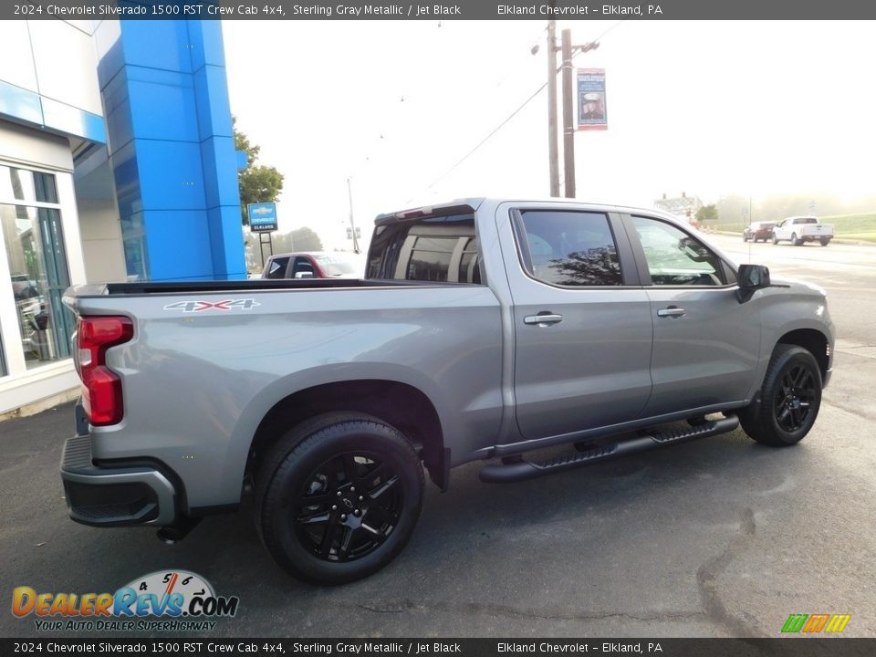 2024 Chevrolet Silverado 1500 RST Crew Cab 4x4 Sterling Gray Metallic / Jet Black Photo #7