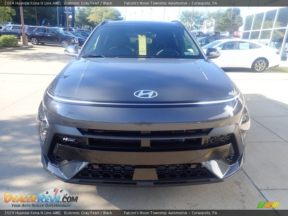 2024 Hyundai Kona N Line AWD Ecotronic Gray Pearl / Black Photo #8