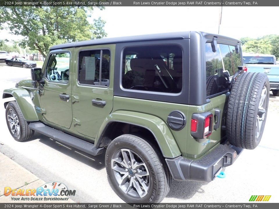 2024 Jeep Wrangler 4-Door Sport S 4xe Hybrid Sarge Green / Black Photo #6