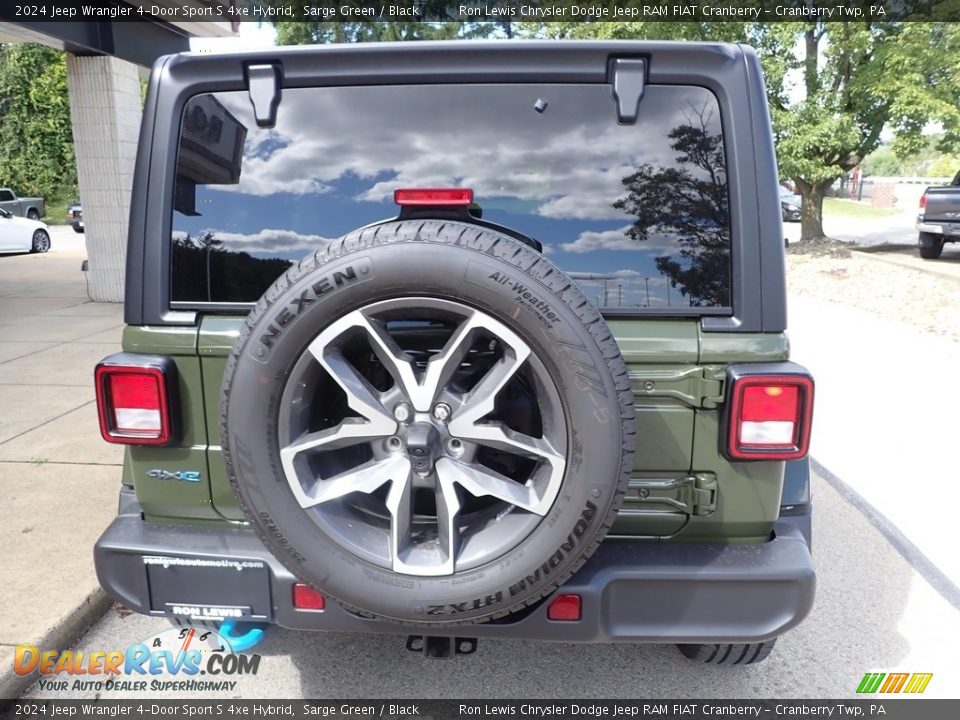 2024 Jeep Wrangler 4-Door Sport S 4xe Hybrid Sarge Green / Black Photo #7