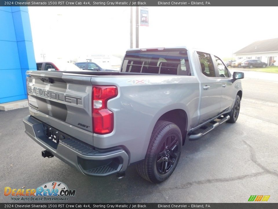 2024 Chevrolet Silverado 1500 RST Crew Cab 4x4 Sterling Gray Metallic / Jet Black Photo #8