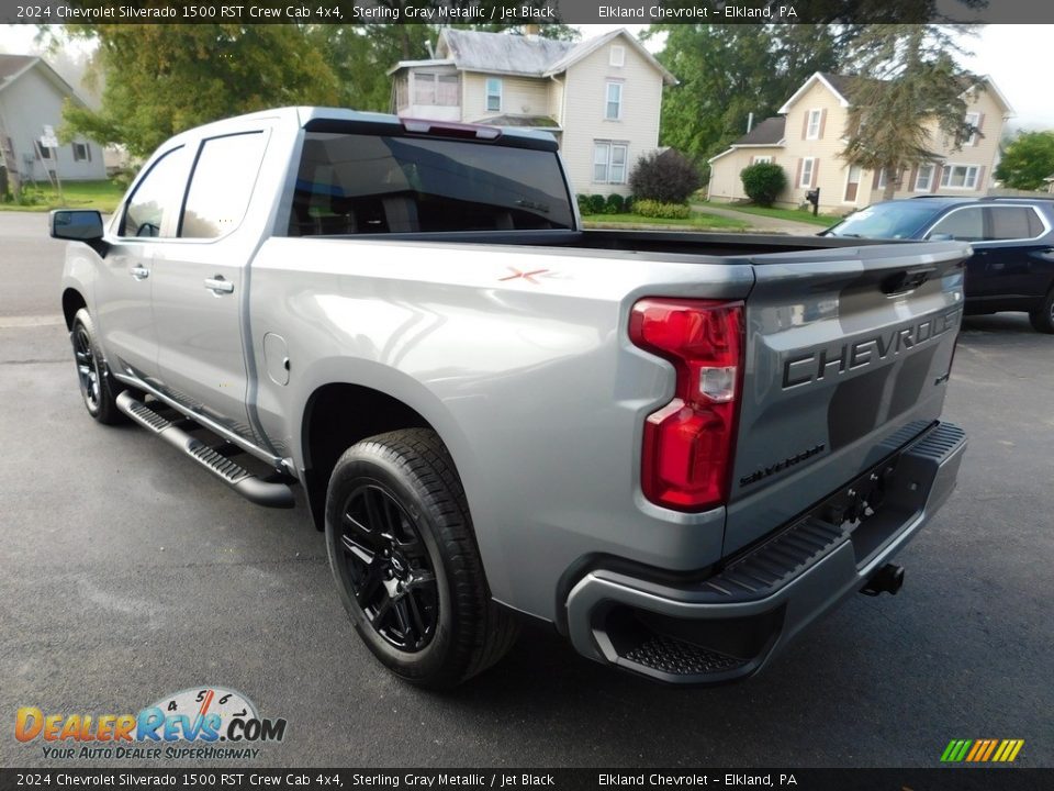 2024 Chevrolet Silverado 1500 RST Crew Cab 4x4 Sterling Gray Metallic / Jet Black Photo #10