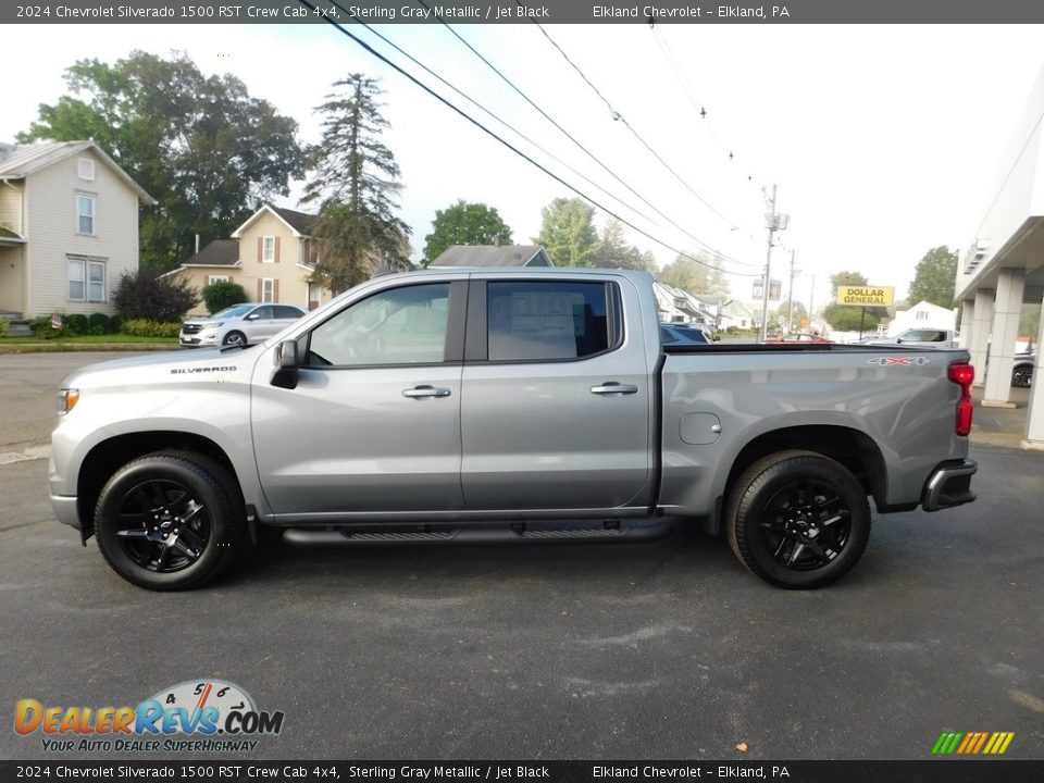 Sterling Gray Metallic 2024 Chevrolet Silverado 1500 RST Crew Cab 4x4 Photo #11