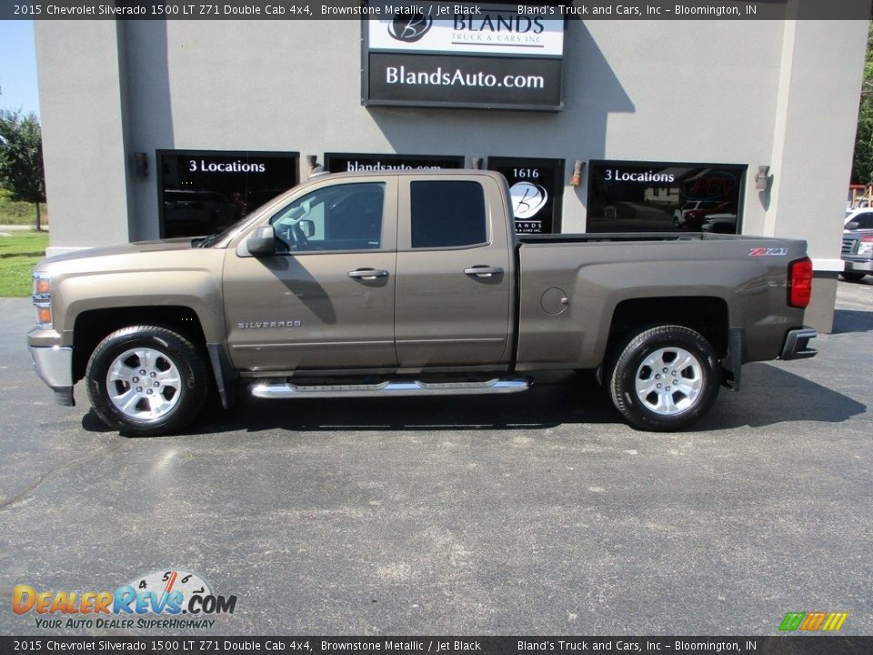 2015 Chevrolet Silverado 1500 LT Z71 Double Cab 4x4 Brownstone Metallic / Jet Black Photo #1