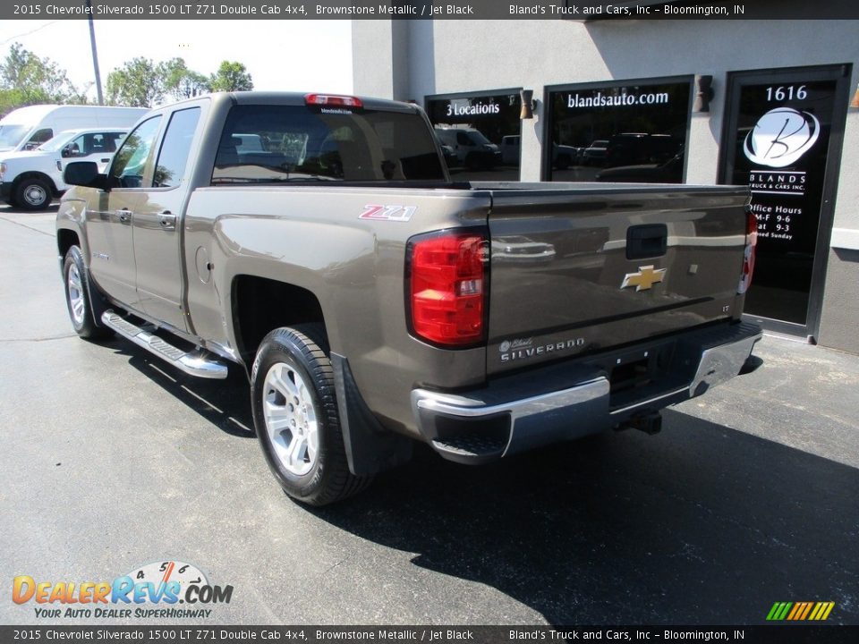 2015 Chevrolet Silverado 1500 LT Z71 Double Cab 4x4 Brownstone Metallic / Jet Black Photo #3