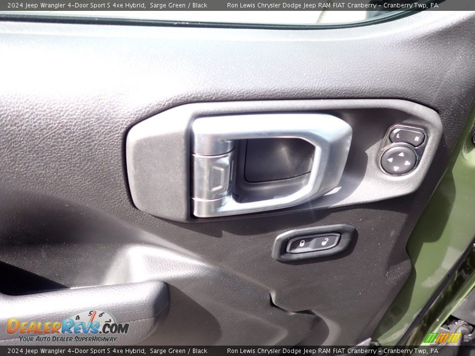2024 Jeep Wrangler 4-Door Sport S 4xe Hybrid Sarge Green / Black Photo #14