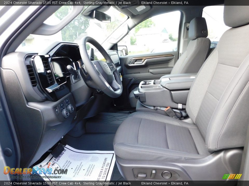 Jet Black Interior - 2024 Chevrolet Silverado 1500 RST Crew Cab 4x4 Photo #20