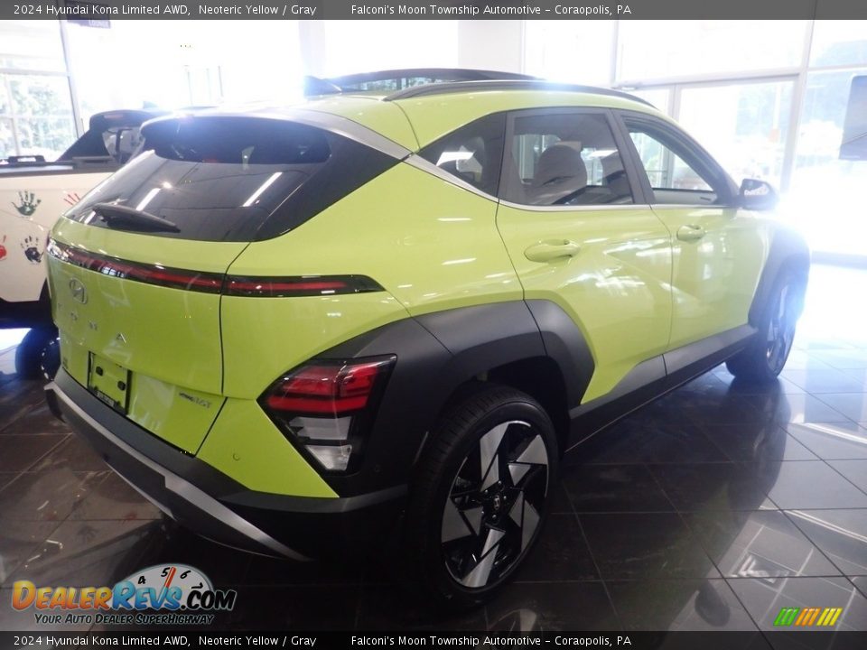 2024 Hyundai Kona Limited AWD Neoteric Yellow / Gray Photo #2