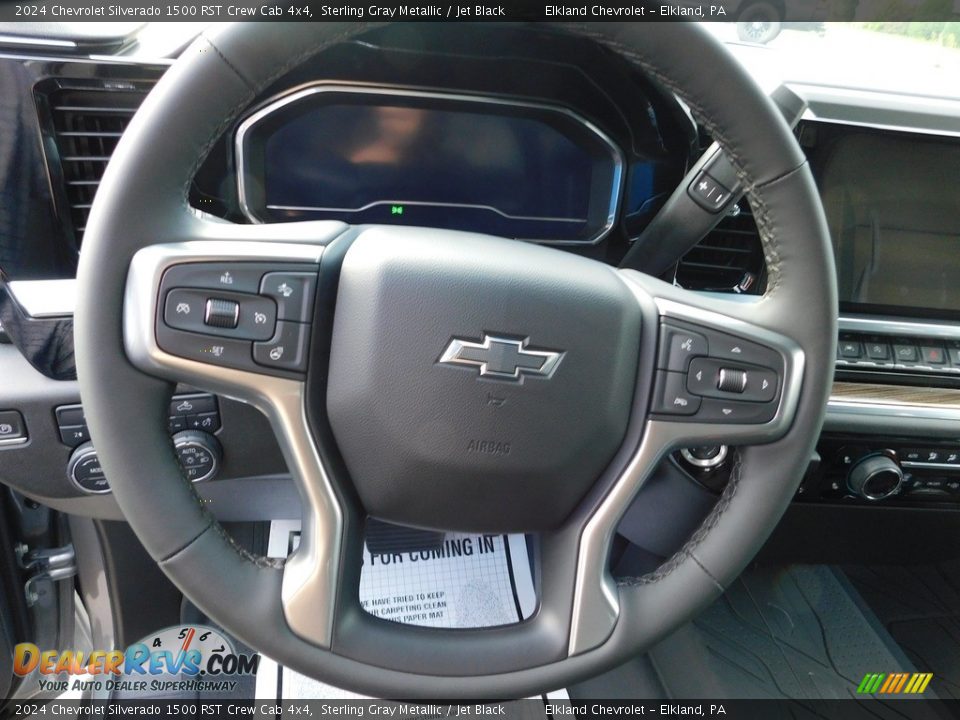 2024 Chevrolet Silverado 1500 RST Crew Cab 4x4 Steering Wheel Photo #24