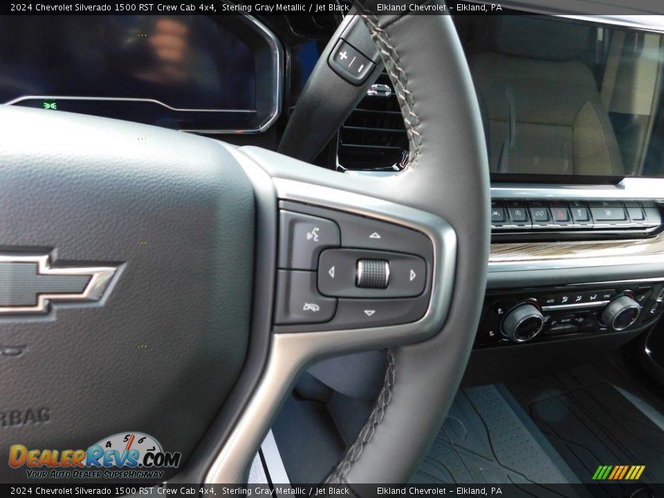 2024 Chevrolet Silverado 1500 RST Crew Cab 4x4 Steering Wheel Photo #25