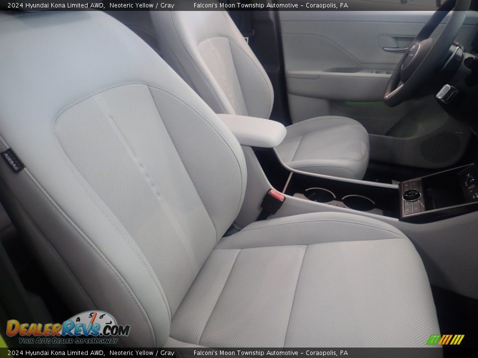 Front Seat of 2024 Hyundai Kona Limited AWD Photo #9