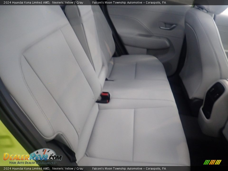 Rear Seat of 2024 Hyundai Kona Limited AWD Photo #10