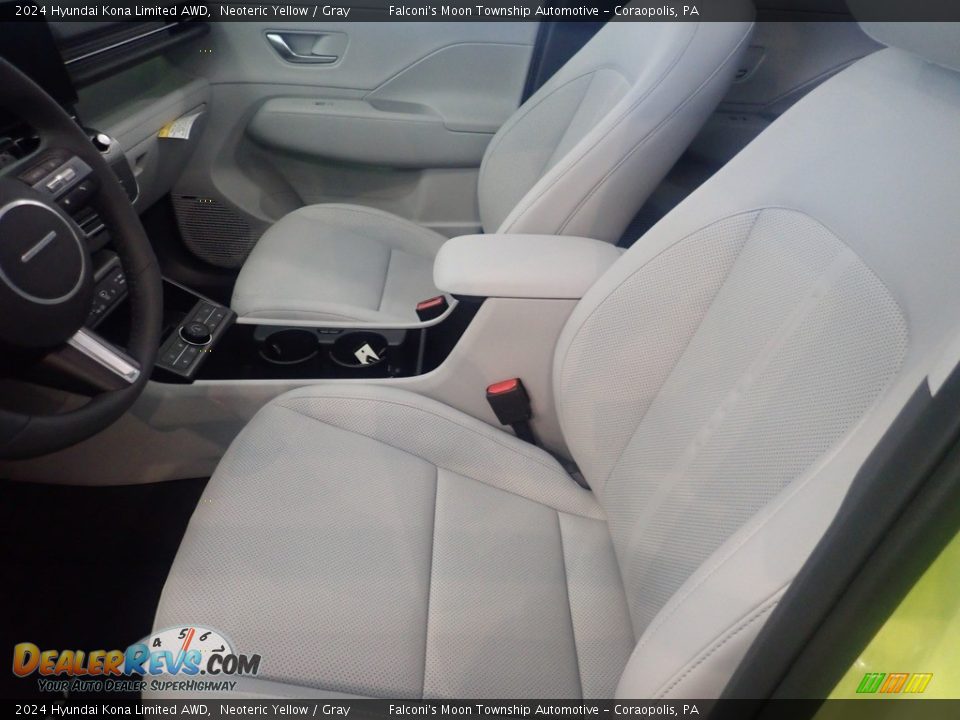 Front Seat of 2024 Hyundai Kona Limited AWD Photo #11