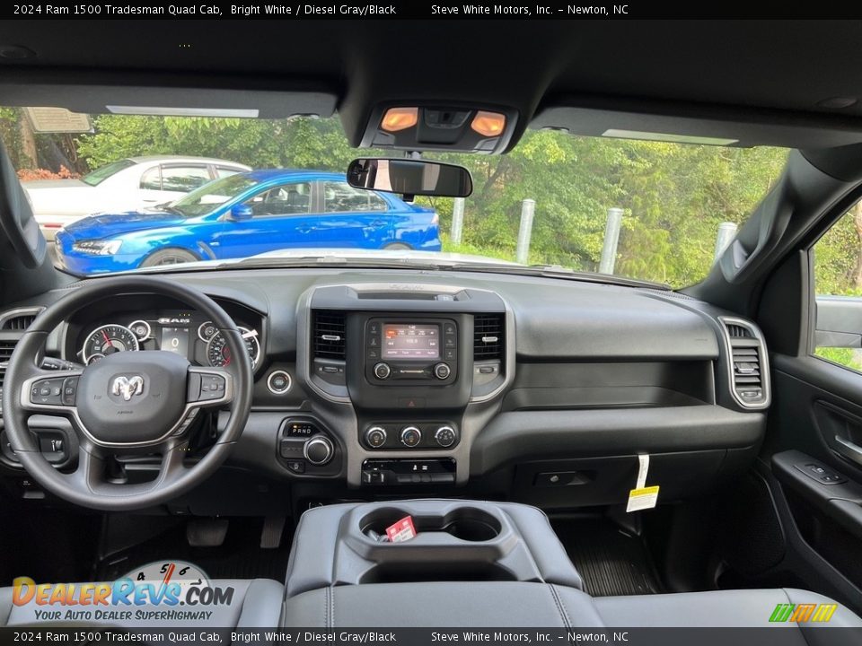 Dashboard of 2024 Ram 1500 Tradesman Quad Cab Photo #11