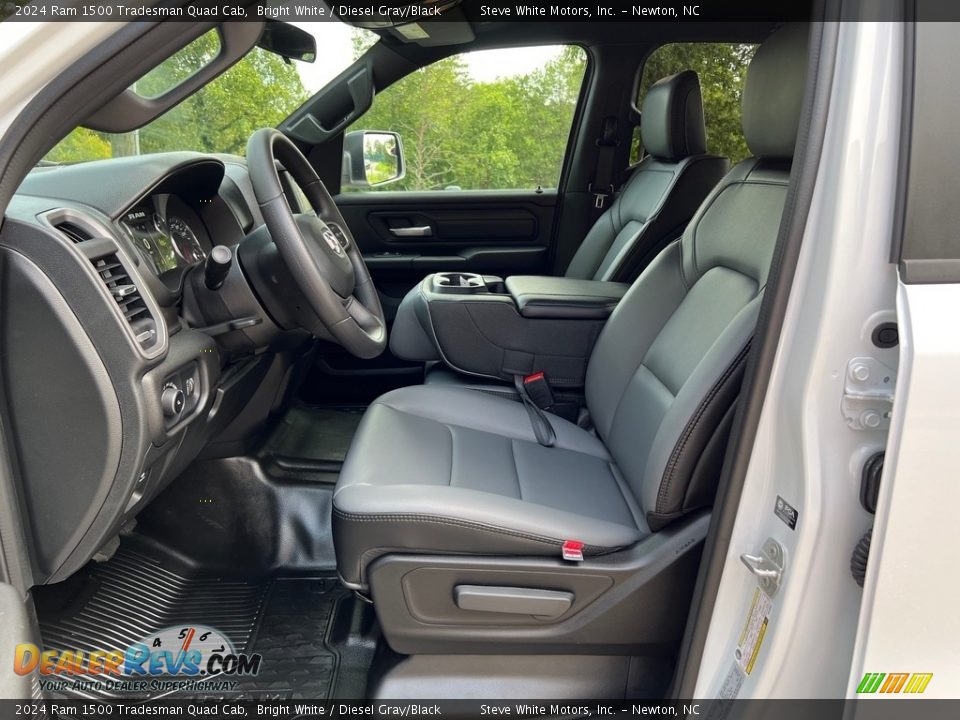 Diesel Gray/Black Interior - 2024 Ram 1500 Tradesman Quad Cab Photo #12