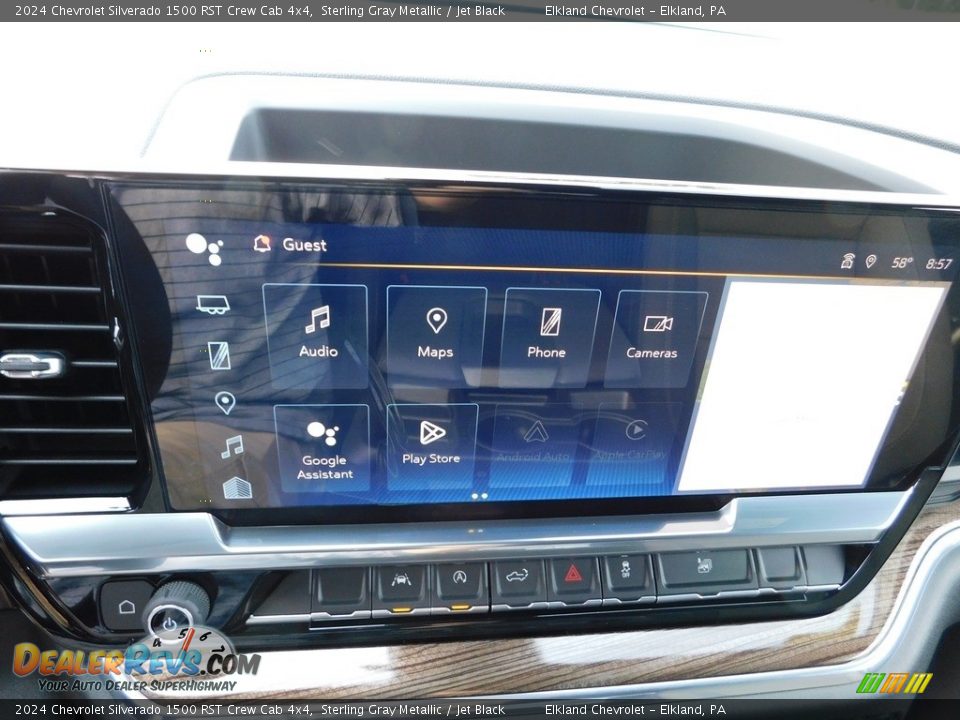 Controls of 2024 Chevrolet Silverado 1500 RST Crew Cab 4x4 Photo #31