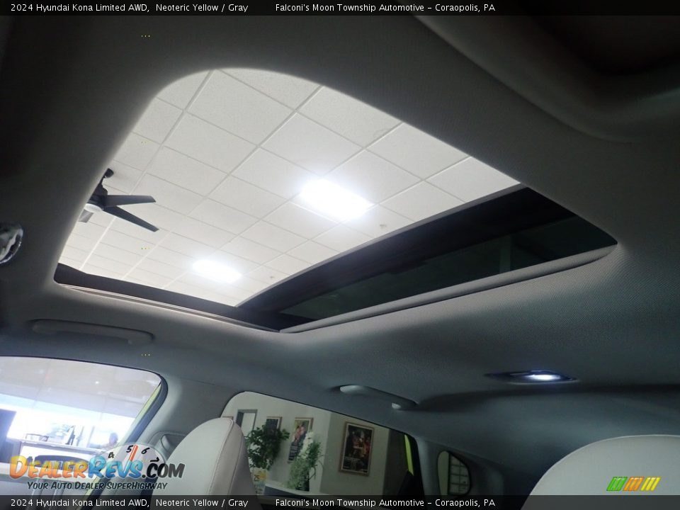 Sunroof of 2024 Hyundai Kona Limited AWD Photo #15