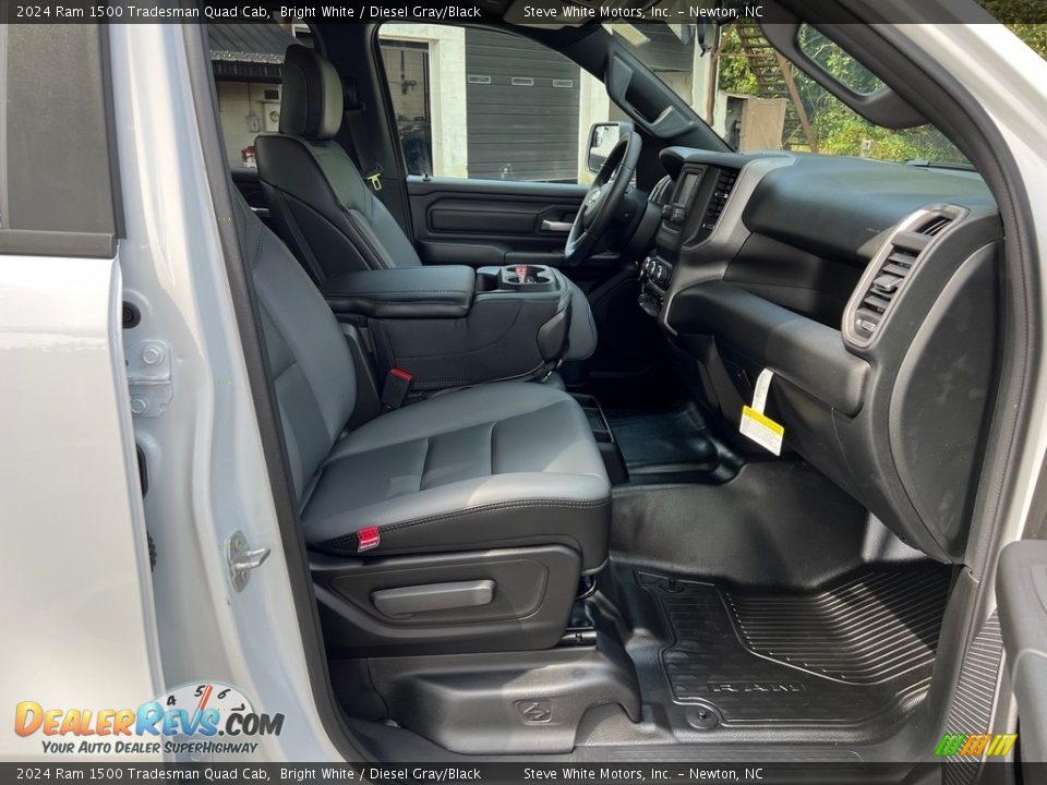 Front Seat of 2024 Ram 1500 Tradesman Quad Cab Photo #17