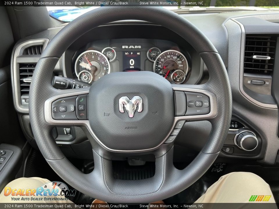 2024 Ram 1500 Tradesman Quad Cab Steering Wheel Photo #18