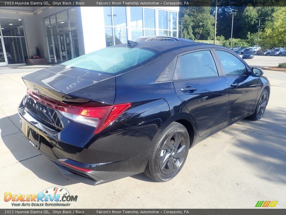 2023 Hyundai Elantra SEL Onyx Black / Black Photo #2