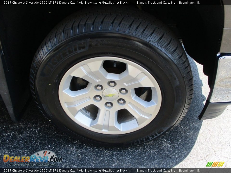 2015 Chevrolet Silverado 1500 LT Z71 Double Cab 4x4 Brownstone Metallic / Jet Black Photo #27