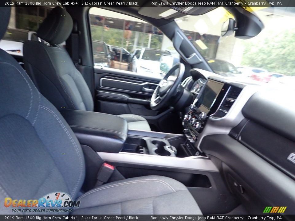 2019 Ram 1500 Big Horn Crew Cab 4x4 Black Forest Green Pearl / Black Photo #12