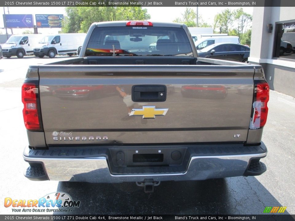 2015 Chevrolet Silverado 1500 LT Z71 Double Cab 4x4 Brownstone Metallic / Jet Black Photo #30