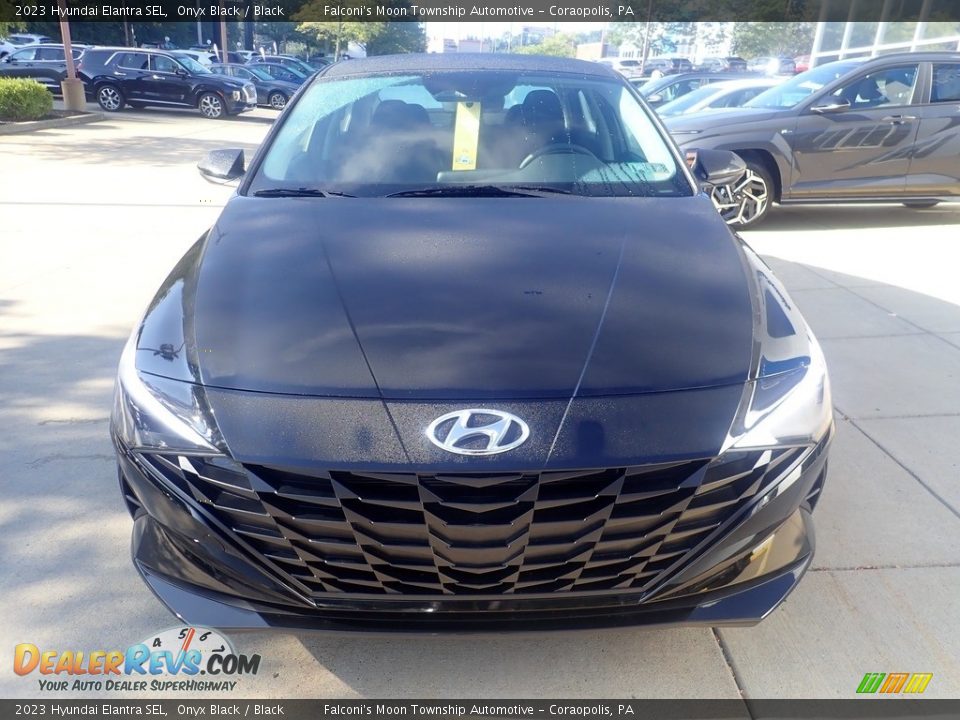 2023 Hyundai Elantra SEL Onyx Black / Black Photo #8