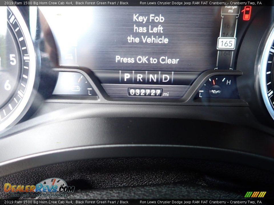 2019 Ram 1500 Big Horn Crew Cab 4x4 Black Forest Green Pearl / Black Photo #16