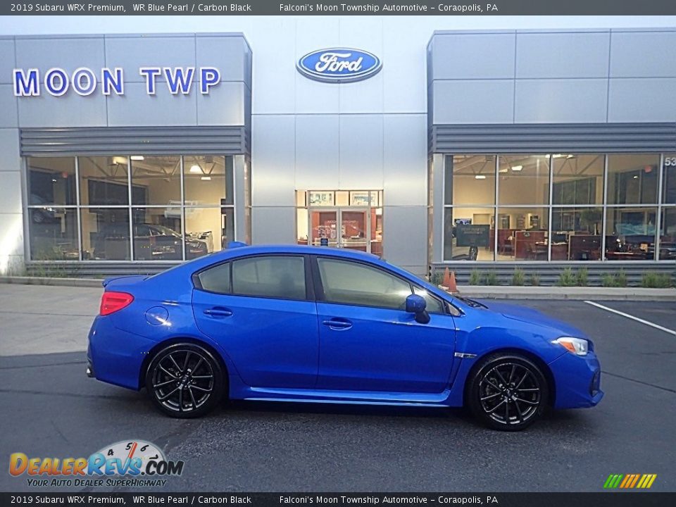 2019 Subaru WRX Premium WR Blue Pearl / Carbon Black Photo #1