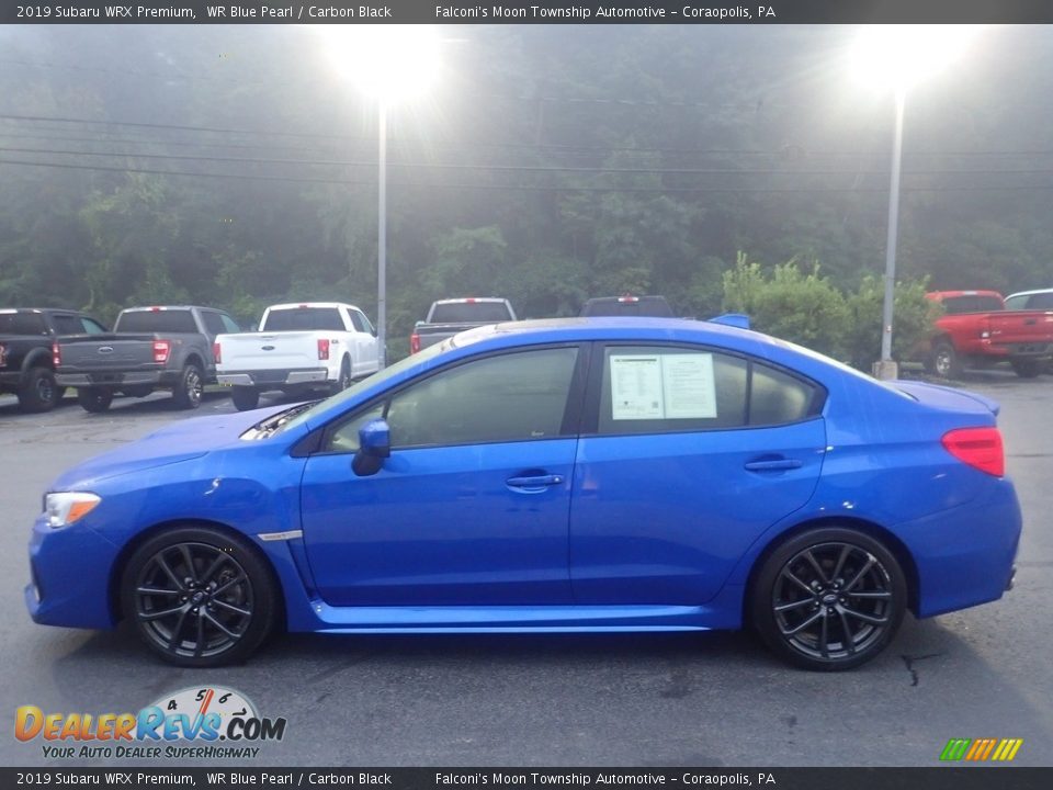 2019 Subaru WRX Premium WR Blue Pearl / Carbon Black Photo #5